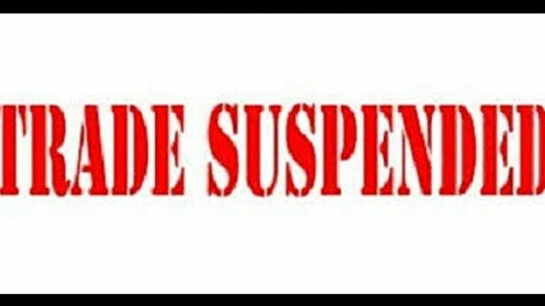 trade suspended